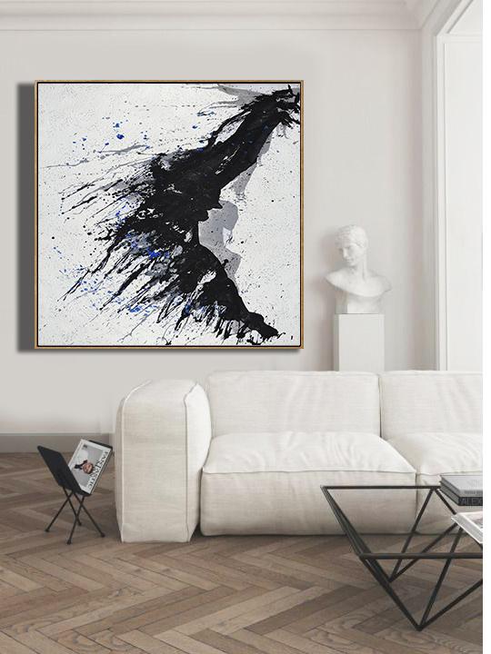 Minimalist Drip Painting #MN321A - Click Image to Close